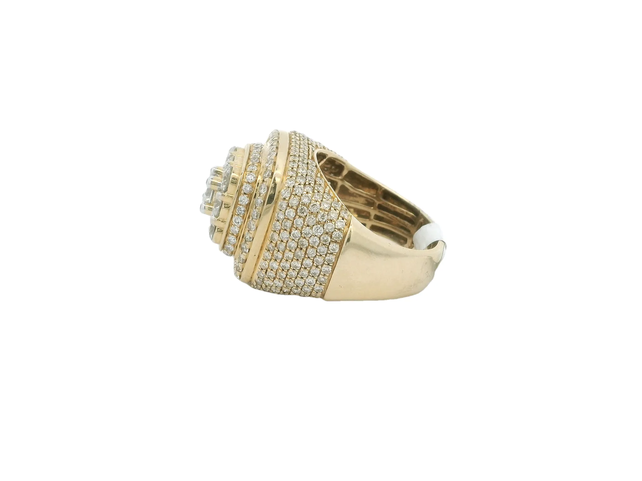 Men's 14kt Yellow Gold Diamond Ring