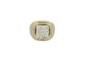 Men's 14kt Yellow Gold Diamond Ring