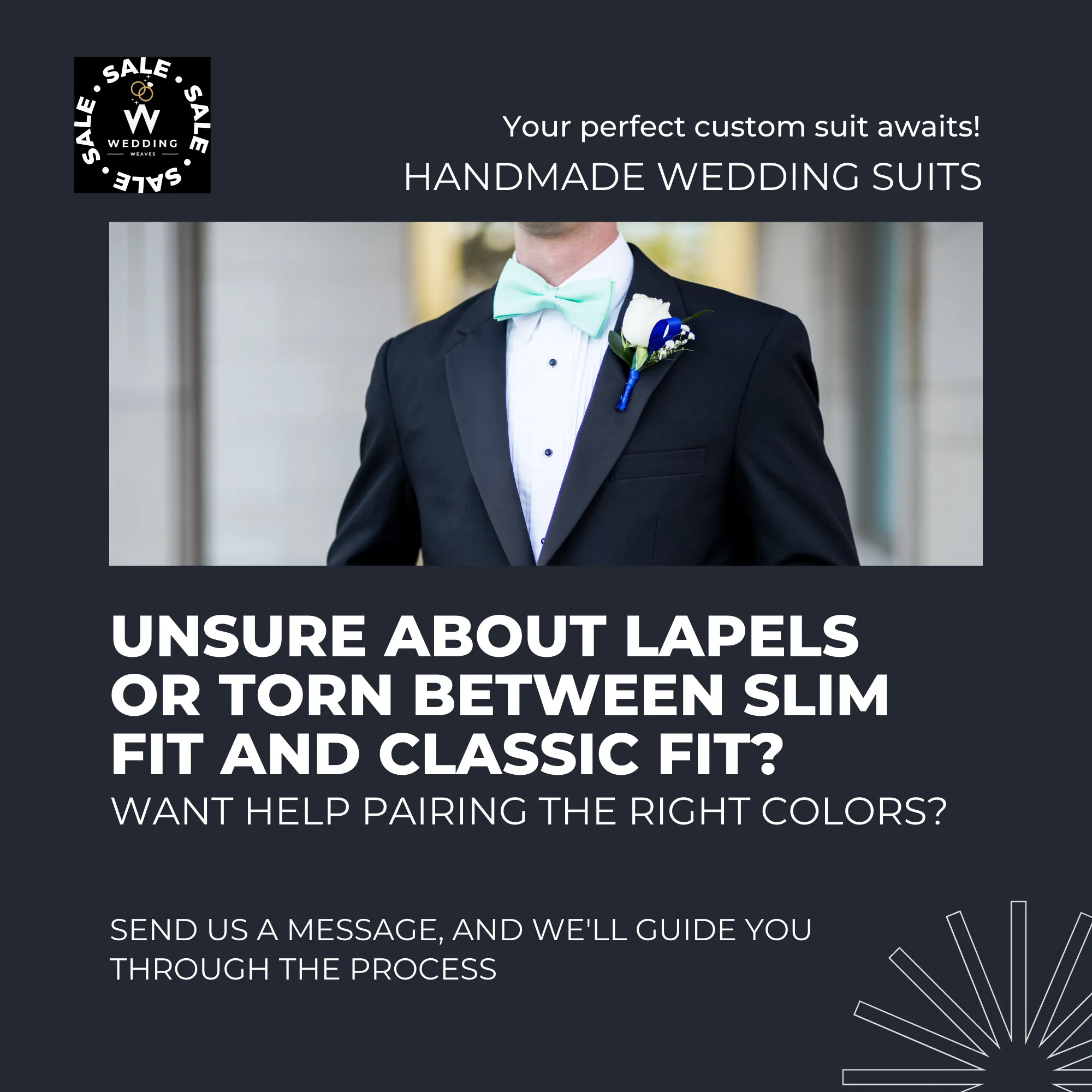 Men's Black Three-Piece Suit - Stylish Custom Made Wedding Suits, Bespoke Tailored Suits for Men