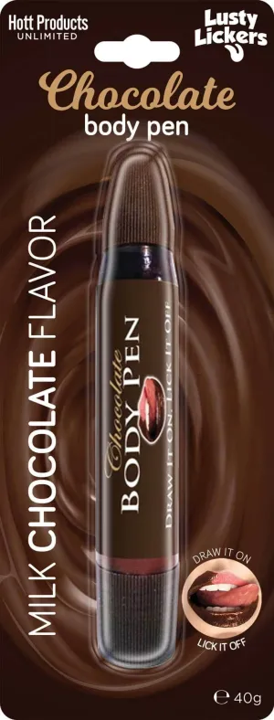 Milk Chocolate Body Pen for Sensual Play - Edible, Fun, and Playful