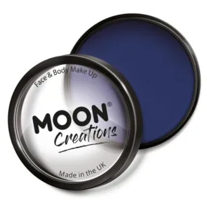 Moon Creations Pro Face Paint Cake Pot, Dark Blue