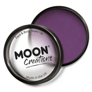 Moon Creations Pro Face Paint Cake Pot, Purple