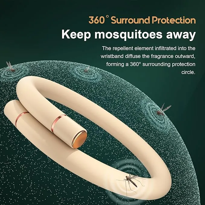 Mosquito Bracelets, Insect & Pest Mosquito Bands for Adults and Kids, DEET Free, Mosquito Wristbands Outdoor Patio Hiking Camping Gear Must Haves (10 Replacement Cores - Pink)