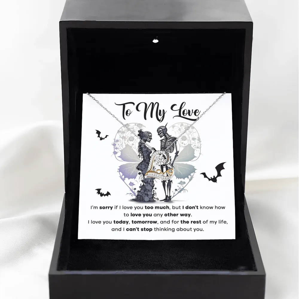 My Love Gift - Love Too Much - Love Dancing Necklace