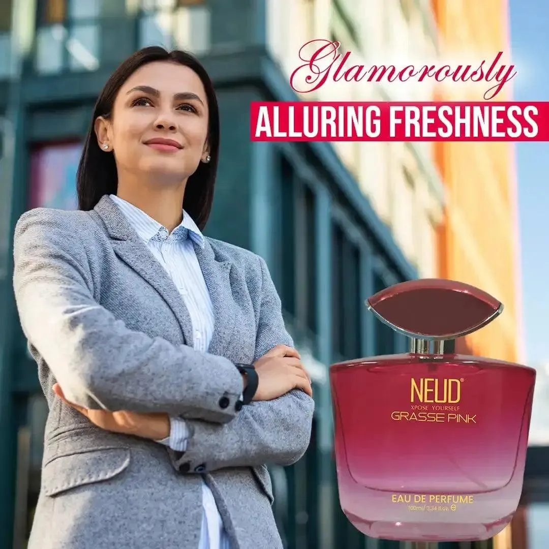 NEUD Grasse Pink Luxury Perfume for Modern Women - 100ml Long Lasting EDP