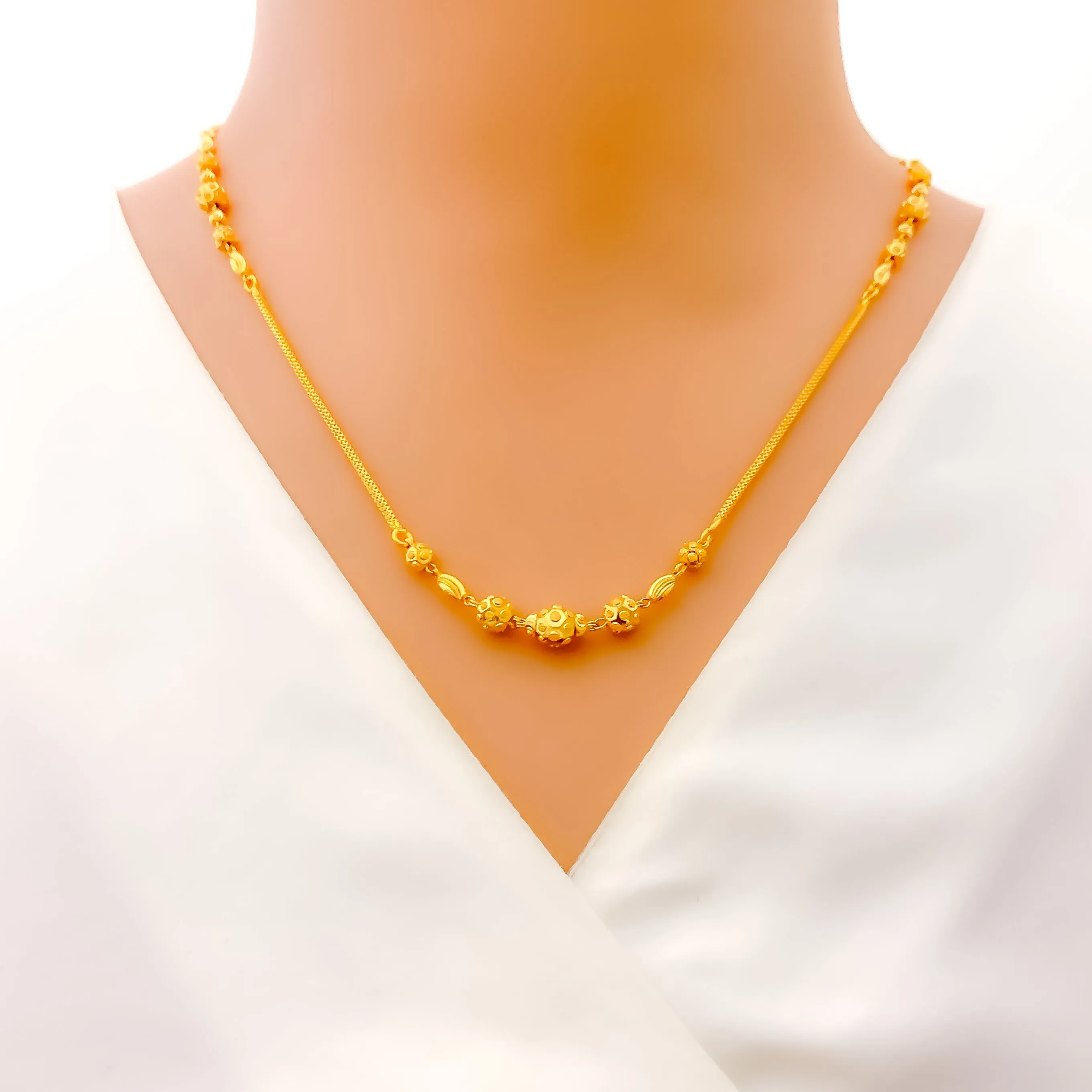 Noble Opulent 22k Gold Necklace