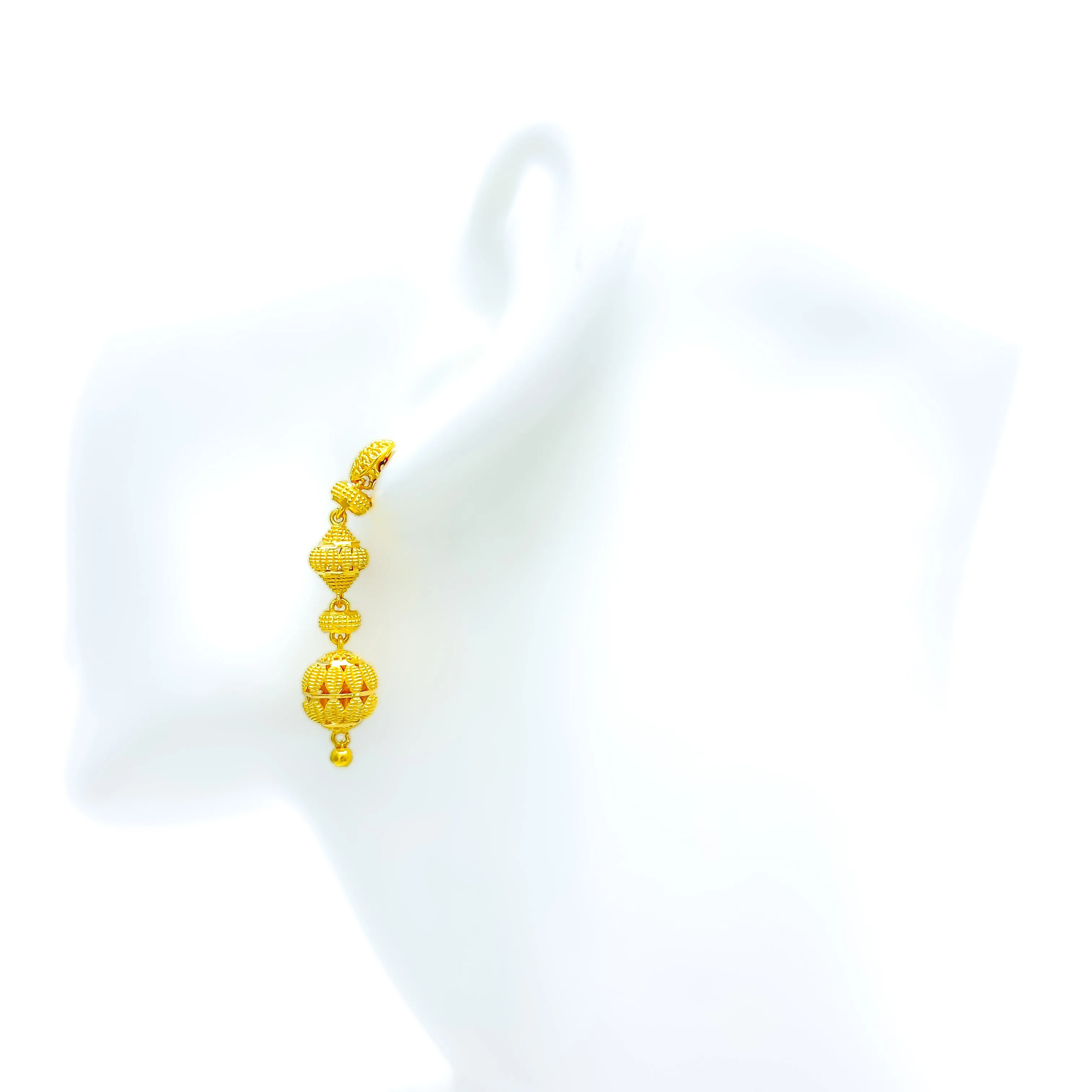Opulent Regal 22k Gold Earrings