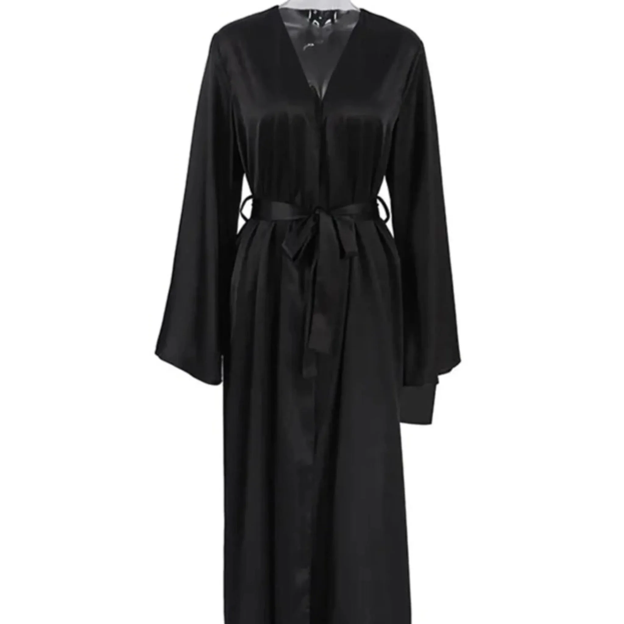 Peignoir Flare Satin Robe