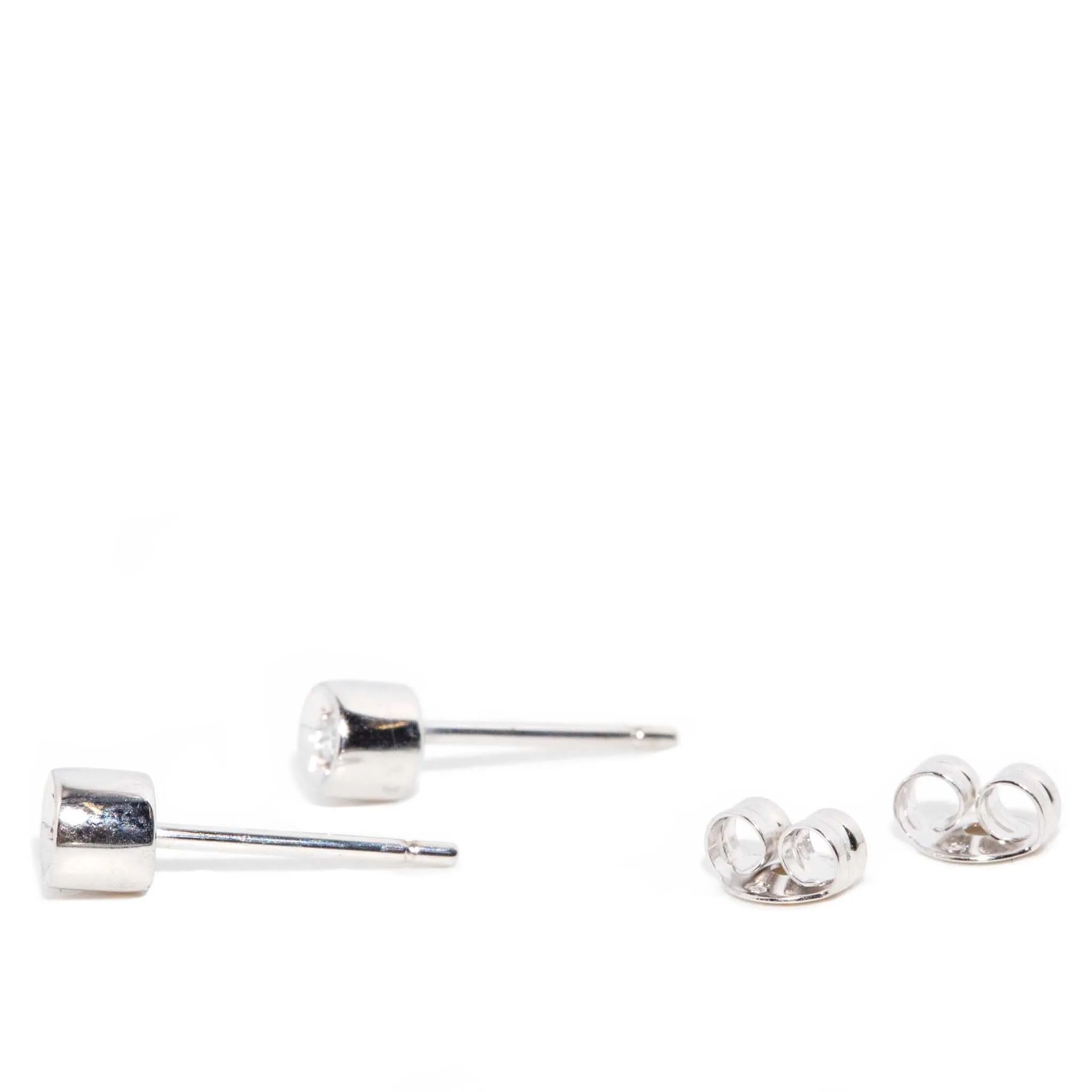 Petra 1990s Re-invented Diamond Studs 18ct Gold