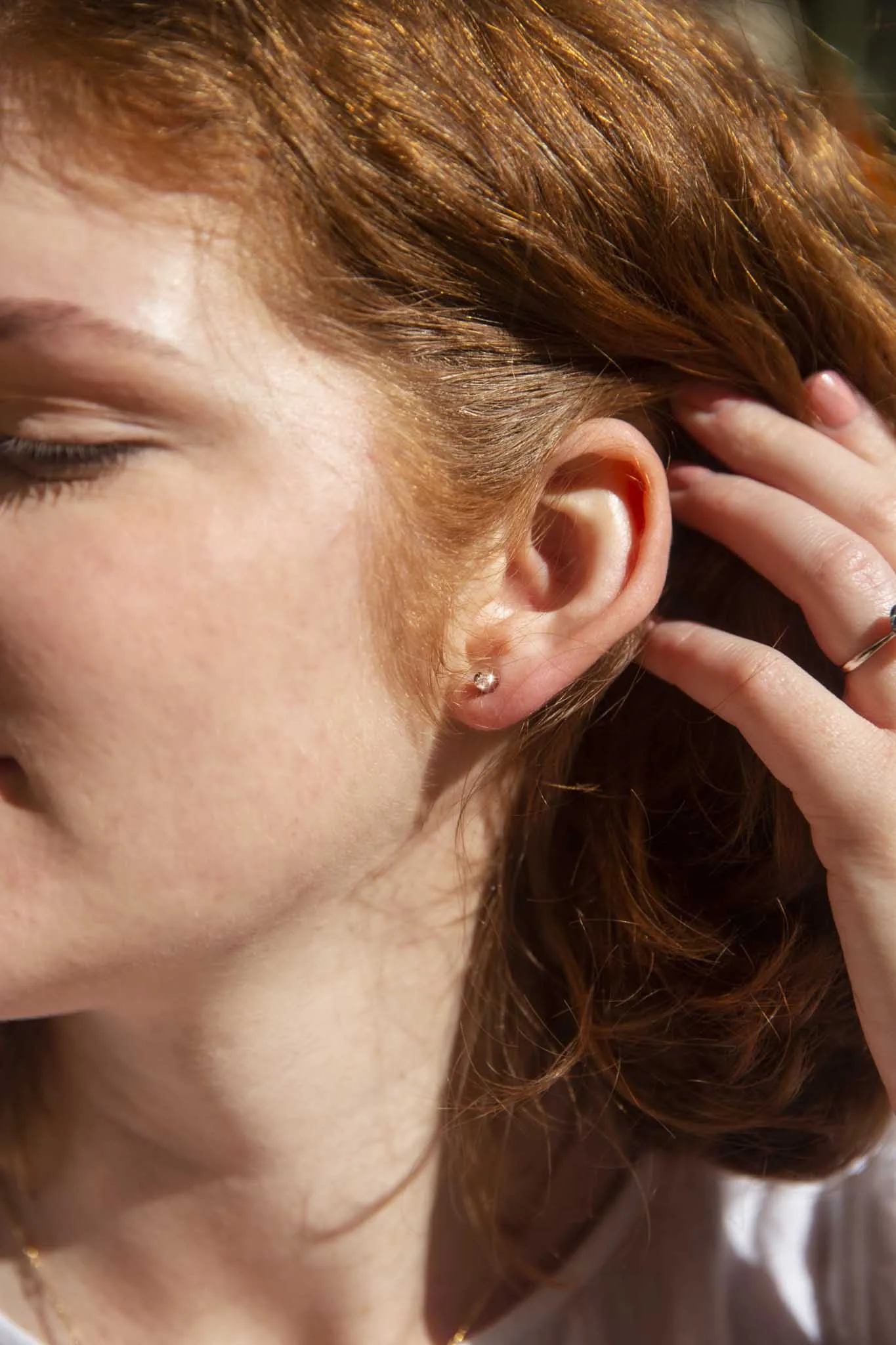 Petra 1990s Re-invented Diamond Studs 18ct Gold