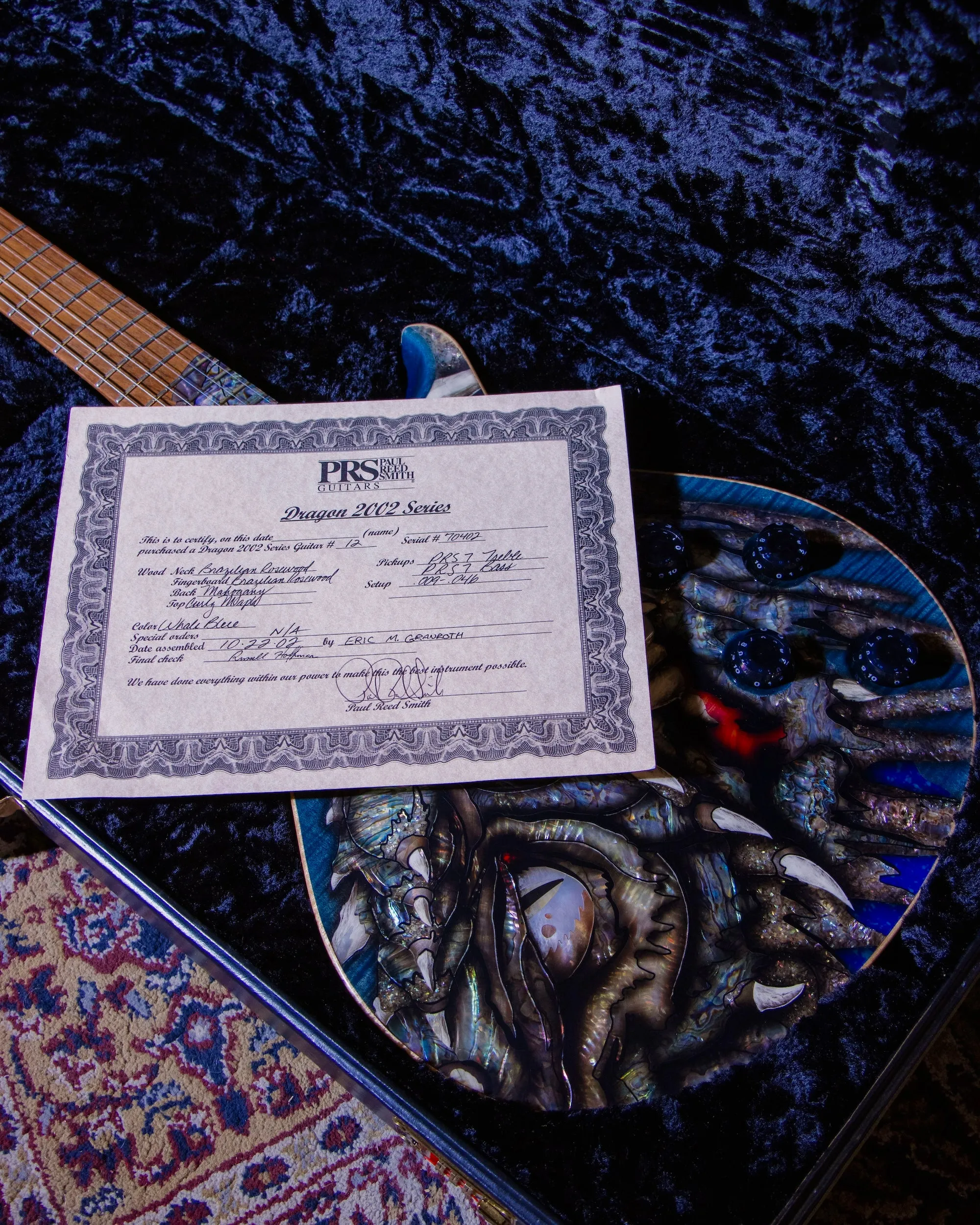 PRS Dragon 2002 Series, USED