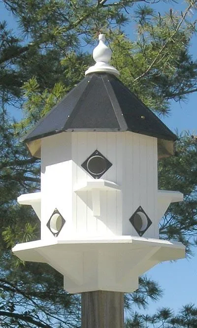 Purple Martin Castle House, Black Roof