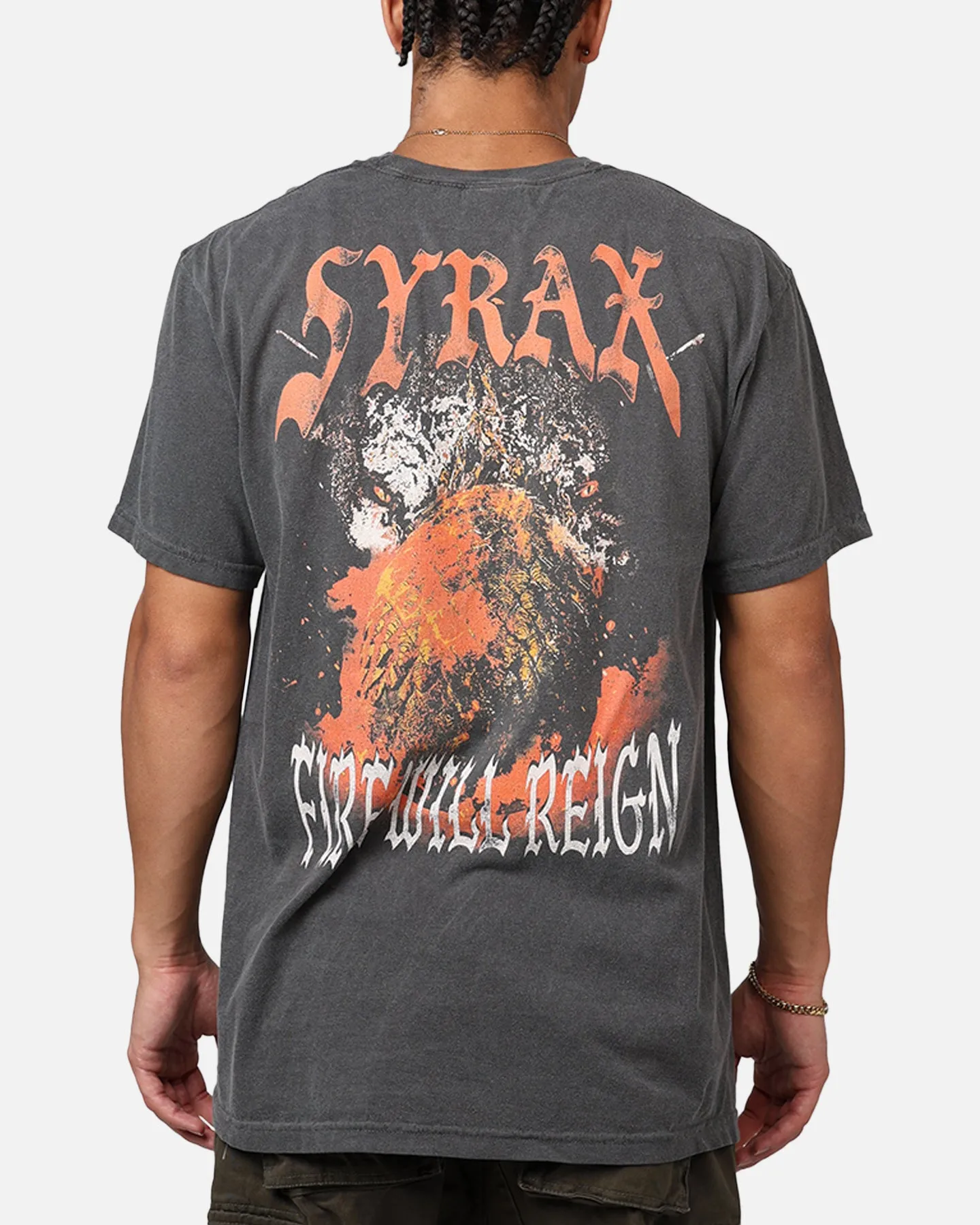 Ripple X Game Of Thrones 'House Of The Dragon' Syrax T-Shirt Washed Black