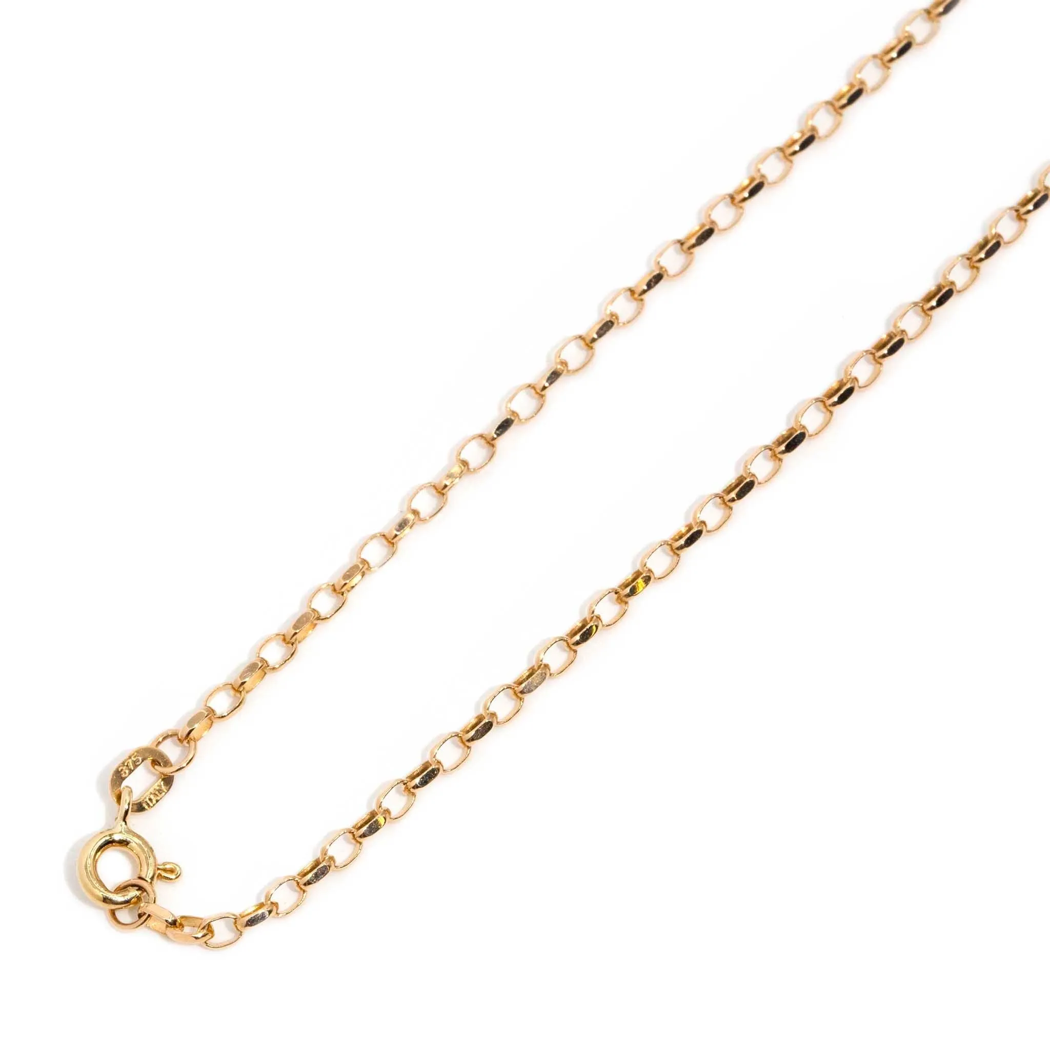 Rosa Reinvented Vintage Star Set Ruby Necklet 9 Carat Gold