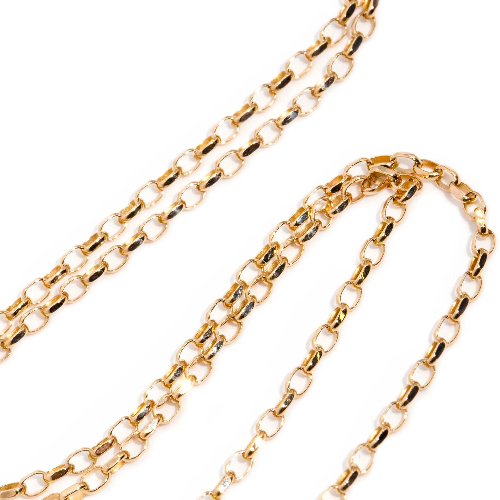 Rosa Reinvented Vintage Star Set Ruby Necklet 9 Carat Gold
