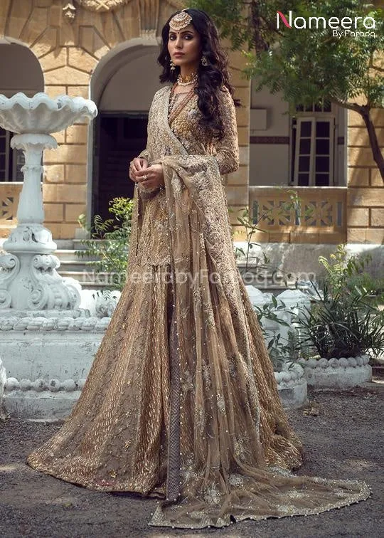 Royal Pakistani Lehenga with Short Kurti for Bride #BS25