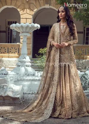 Royal Pakistani Lehenga with Short Kurti for Bride #BS25