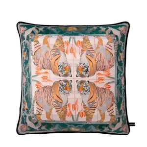 Sago Cycas Panthera Velvet Throw Pillow Cover