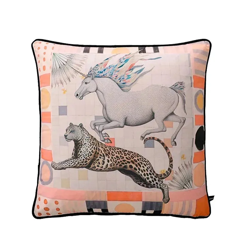 Sago Cycas Panthera Velvet Throw Pillow Cover