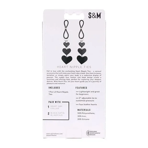 Sex & Mischief Heart Nipple Ties
