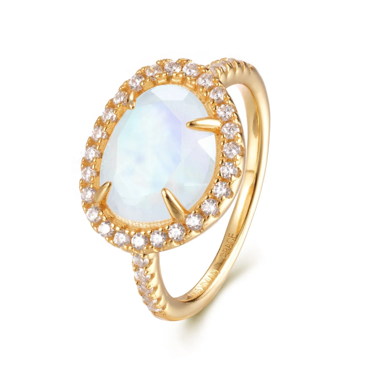 Skye Moonstone Ring