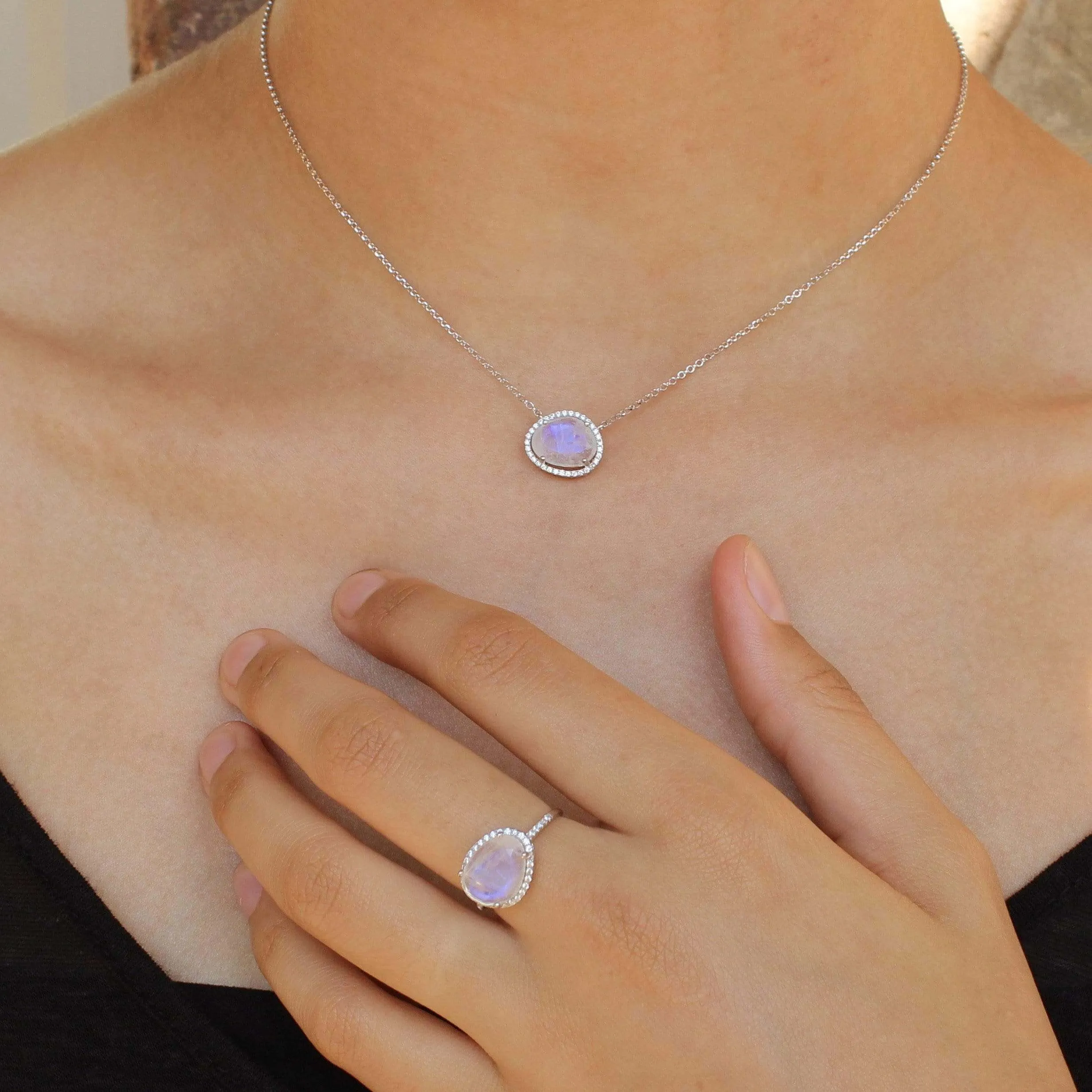 Skye Moonstone Ring