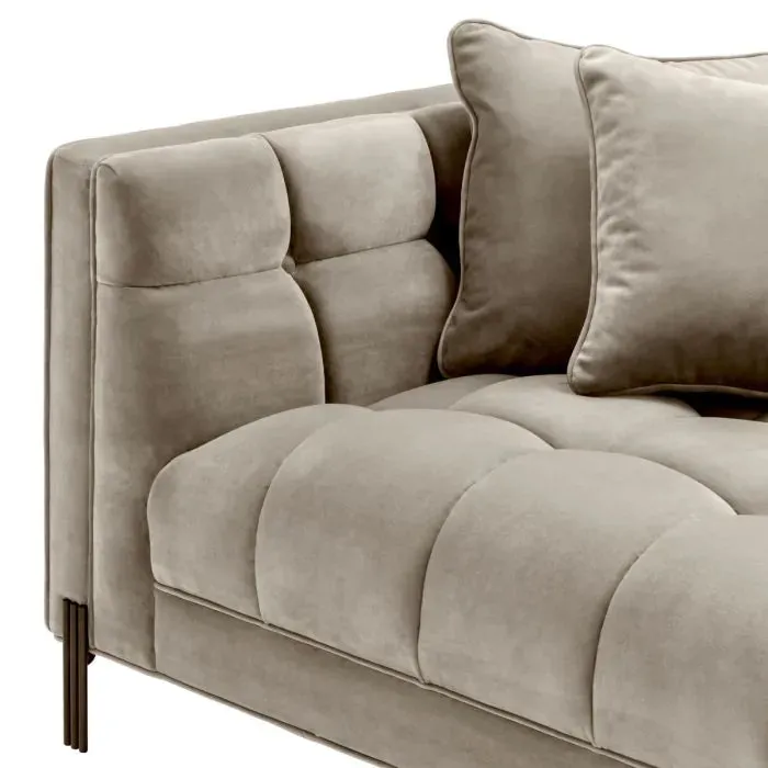 Sofa Sienna - Savona Greige Velvet