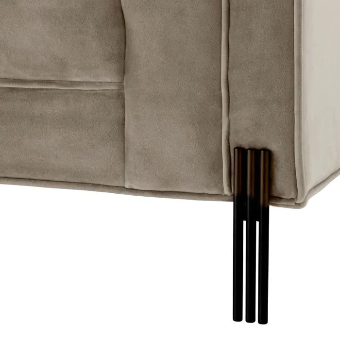 Sofa Sienna - Savona Greige Velvet