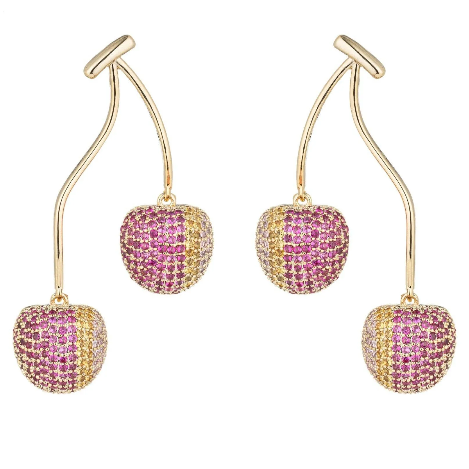 Sparkling Cherry Earrings