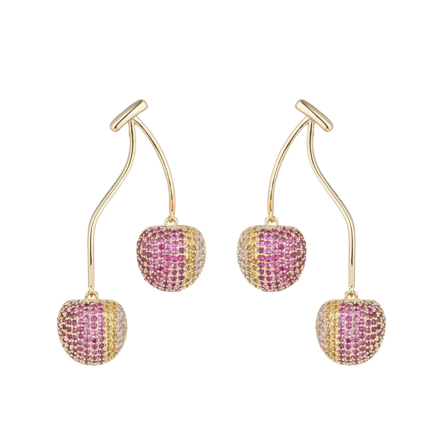 Sparkling Cherry Earrings