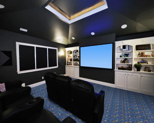 Stargazer Home Theater Carpet Multi-Colored