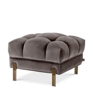 Stool Sienna - Savona Grey Velvet