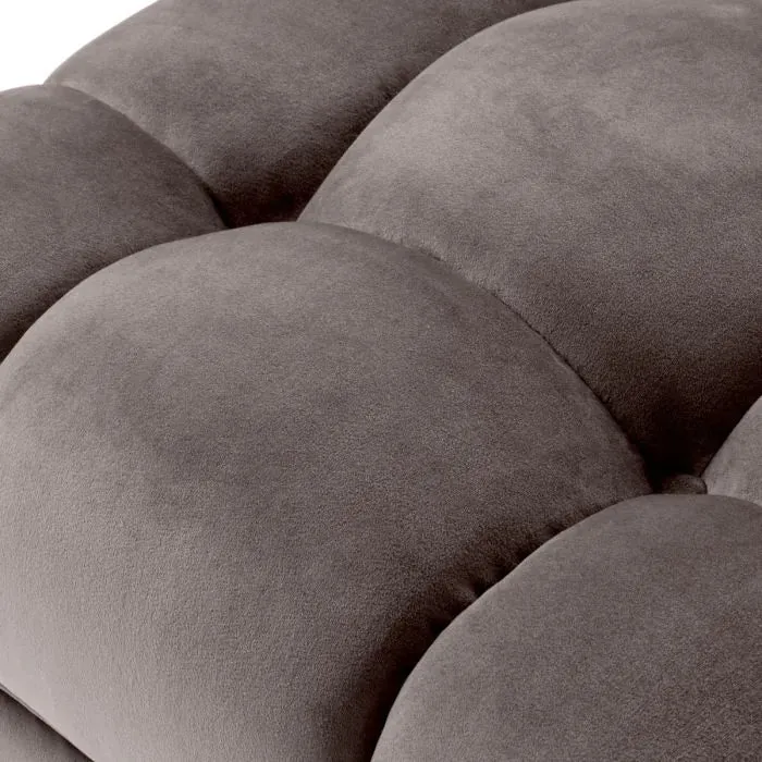 Stool Sienna - Savona Grey Velvet