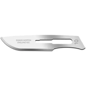 Swann-Morton Stainless Steel Dermaplaning Blade - Size 10 / 20 Pack