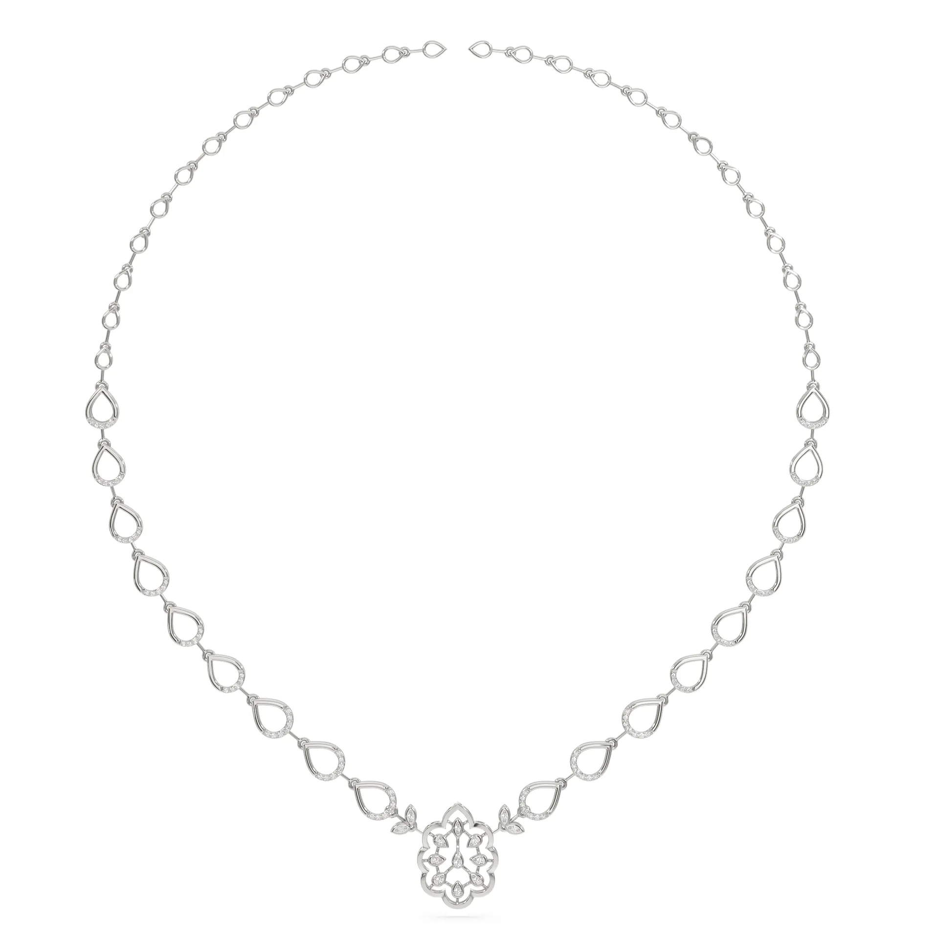 SY Women's Necklace in Gold, Majestic Brilliance
