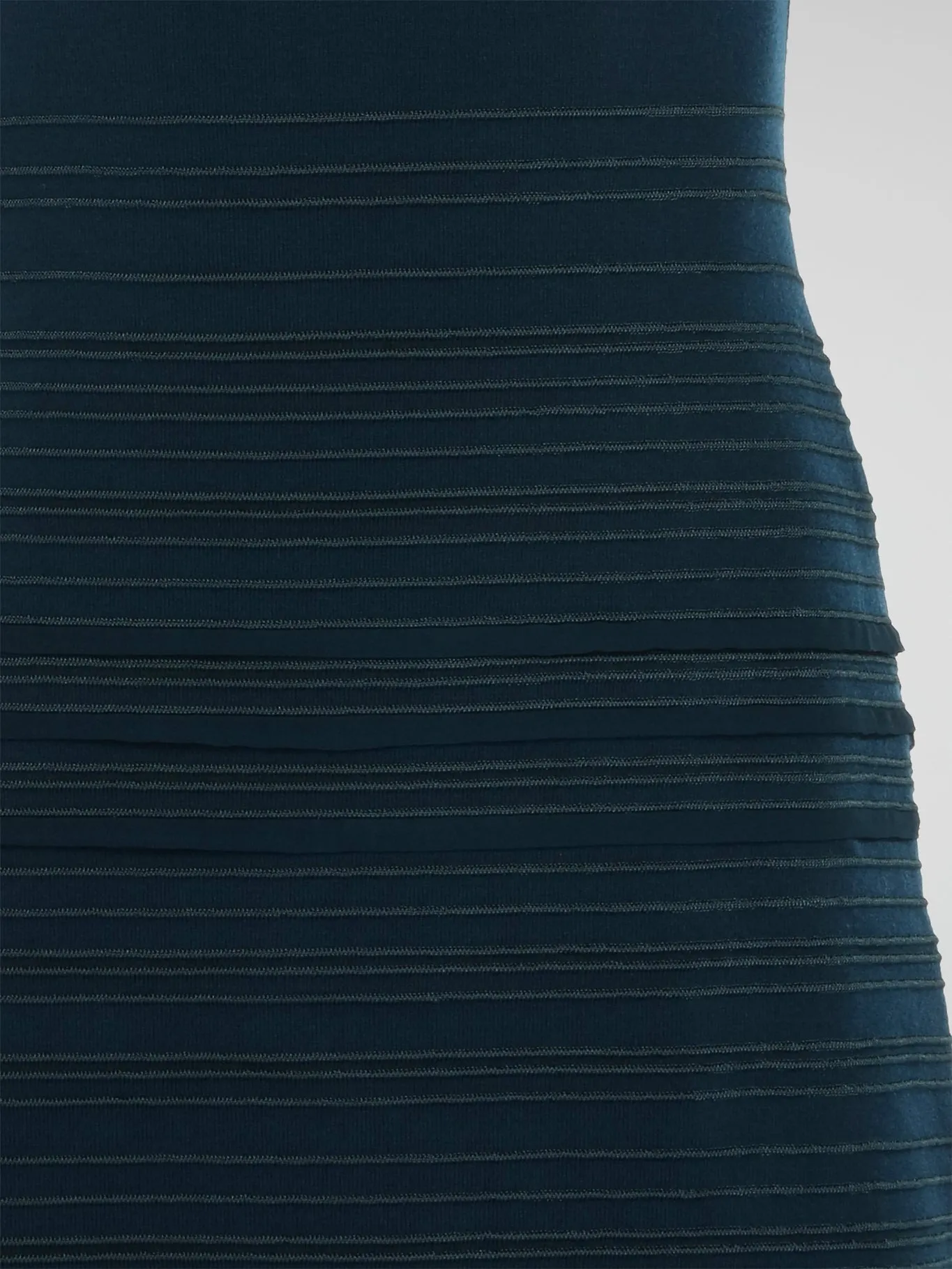 Teal Frill Detailed Dress