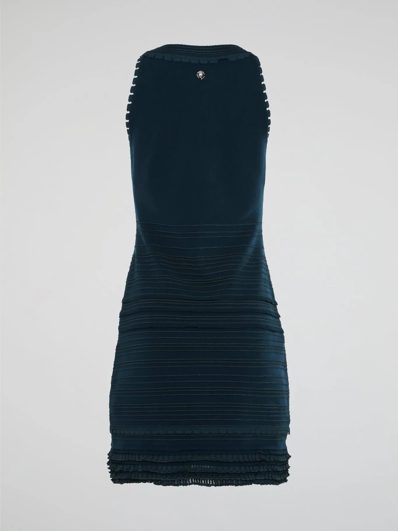 Teal Frill Detailed Dress