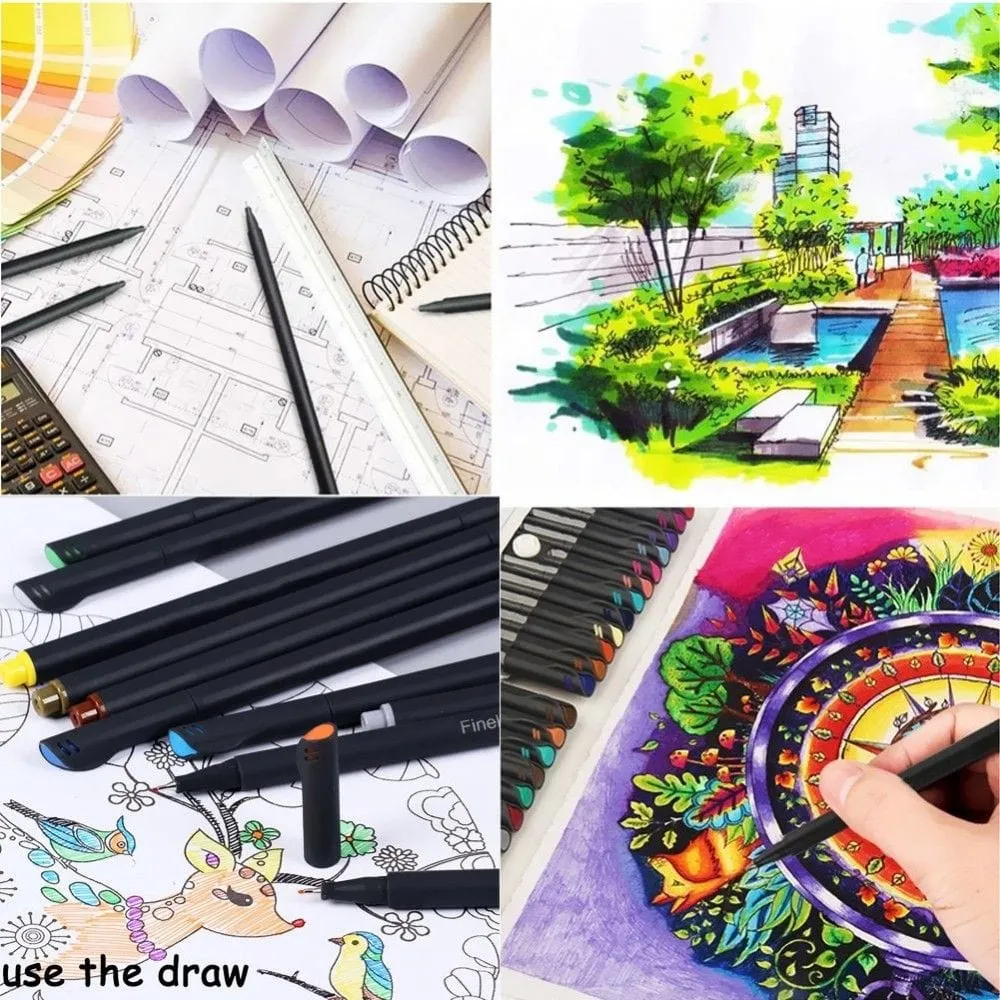 The Art Journey Fineliner 48 Color 0.4mm Fine Point Maker ART026