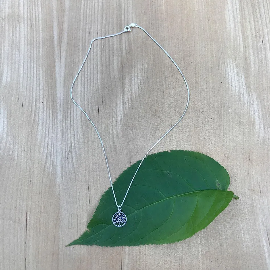 Tree of Life Necklace - Sterling Silver, Indonesia