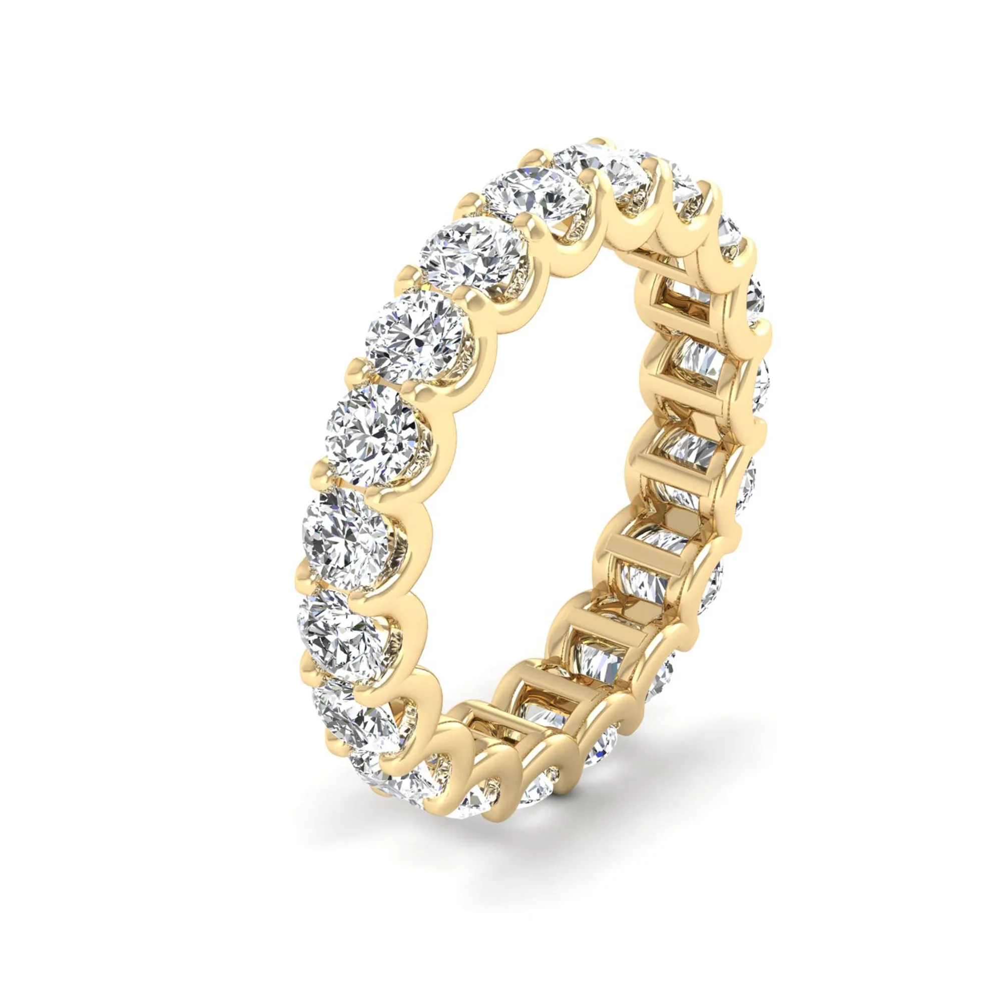 U-Prong Diamond Eternity Band