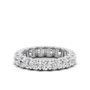 U-Prong Diamond Eternity Band