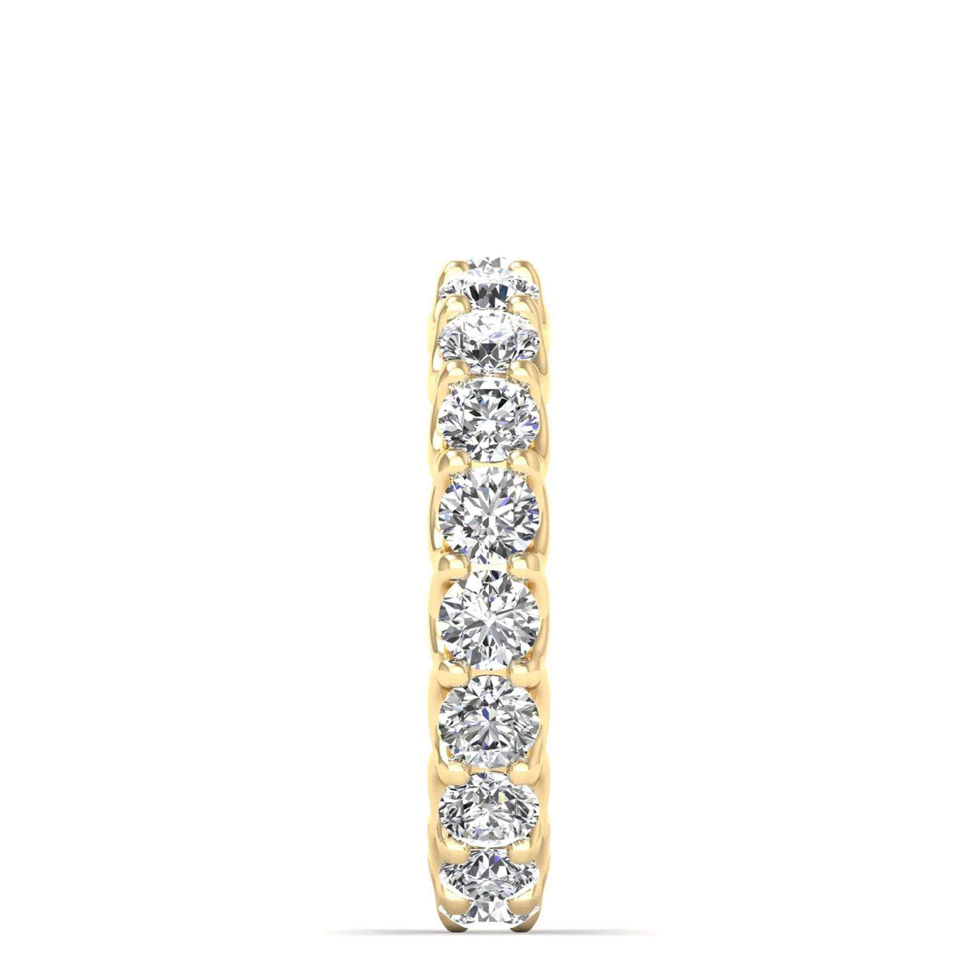 U-Prong Diamond Eternity Band