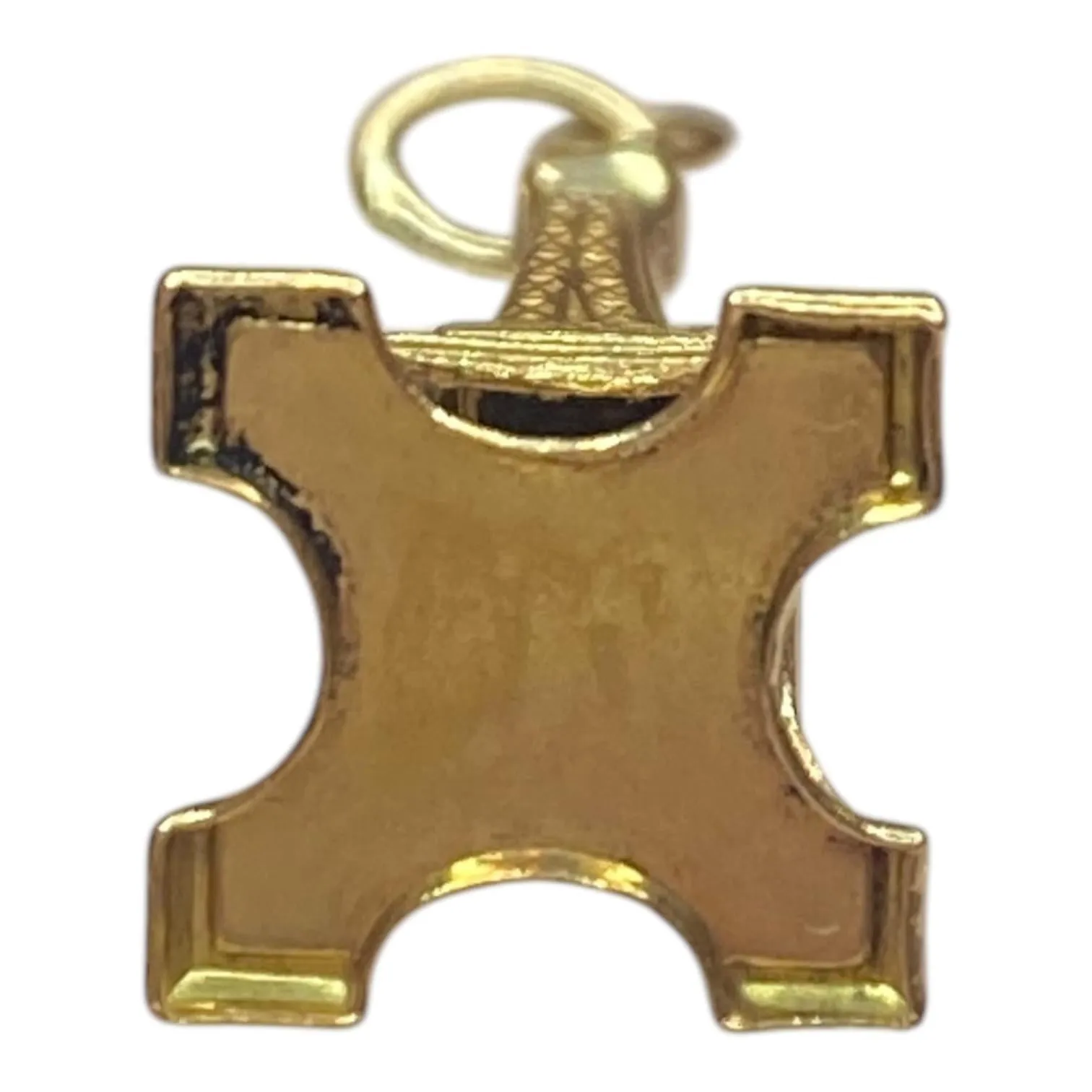 Vintage French 18K Gold Eiffel Tower Charm Pendant