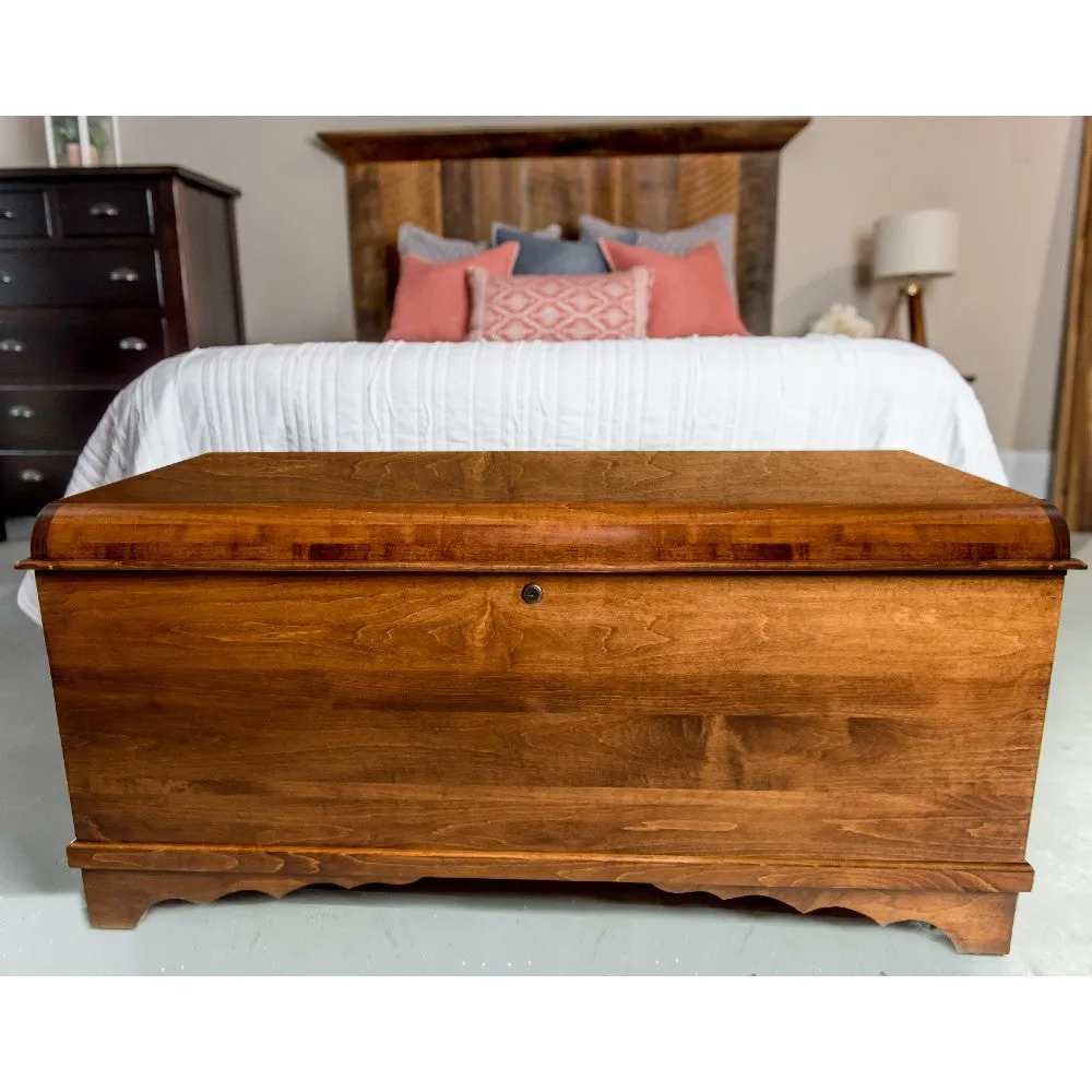 Waterfall Brown Maple Asbury Cedar Hope Chest