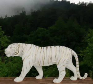 White Tiger Statue Standing