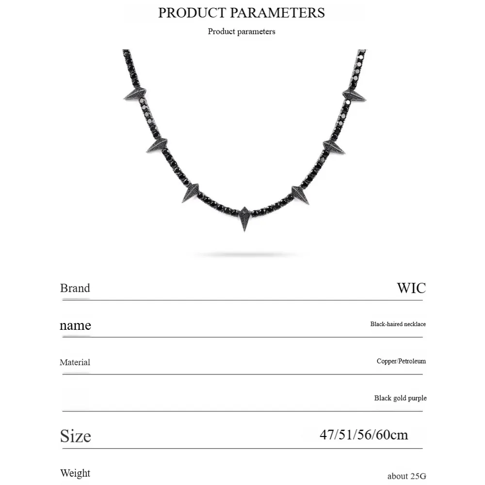 WIC | Black Panther Zirconia Necklace
