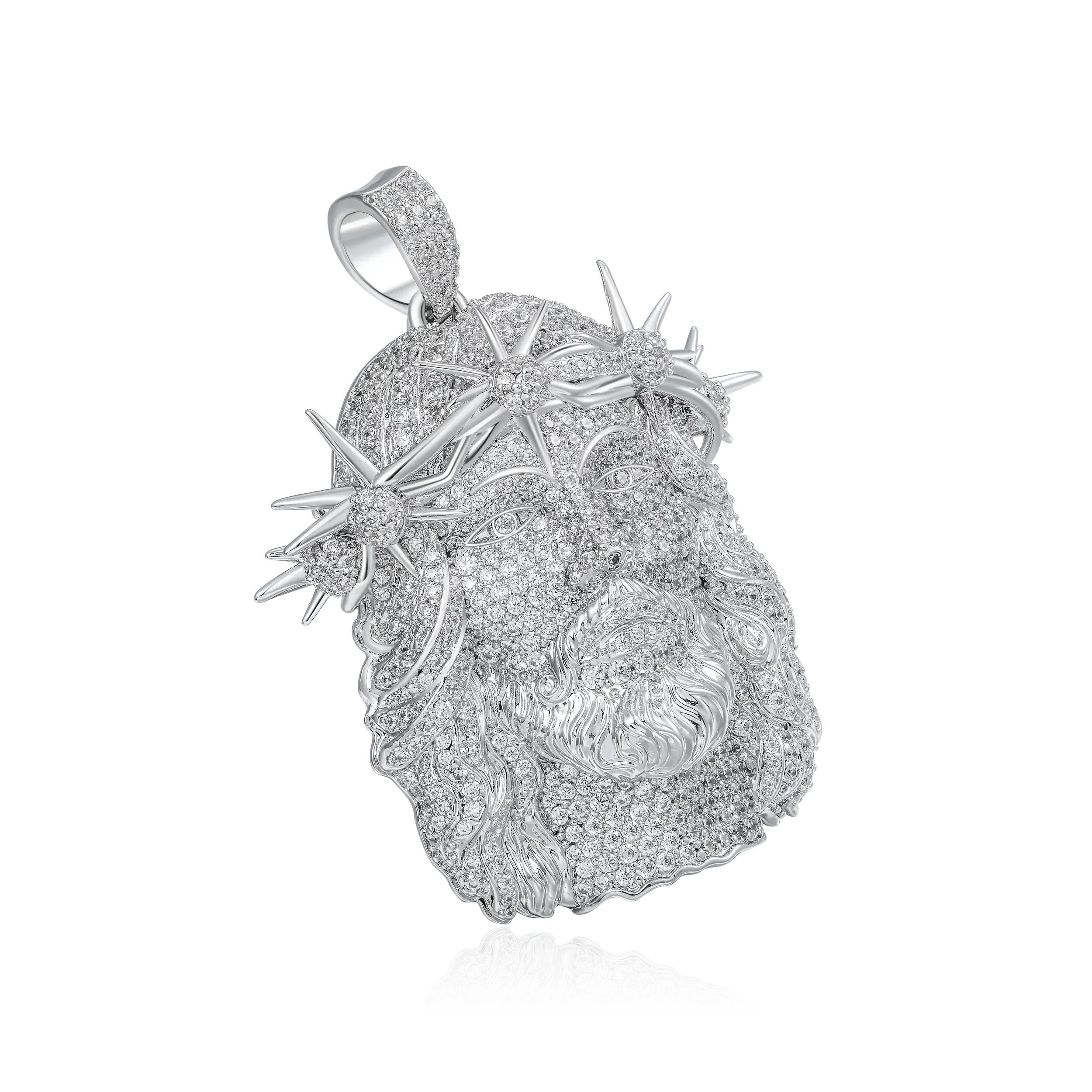 Women's Jesus Fully Piece Iced Pendant