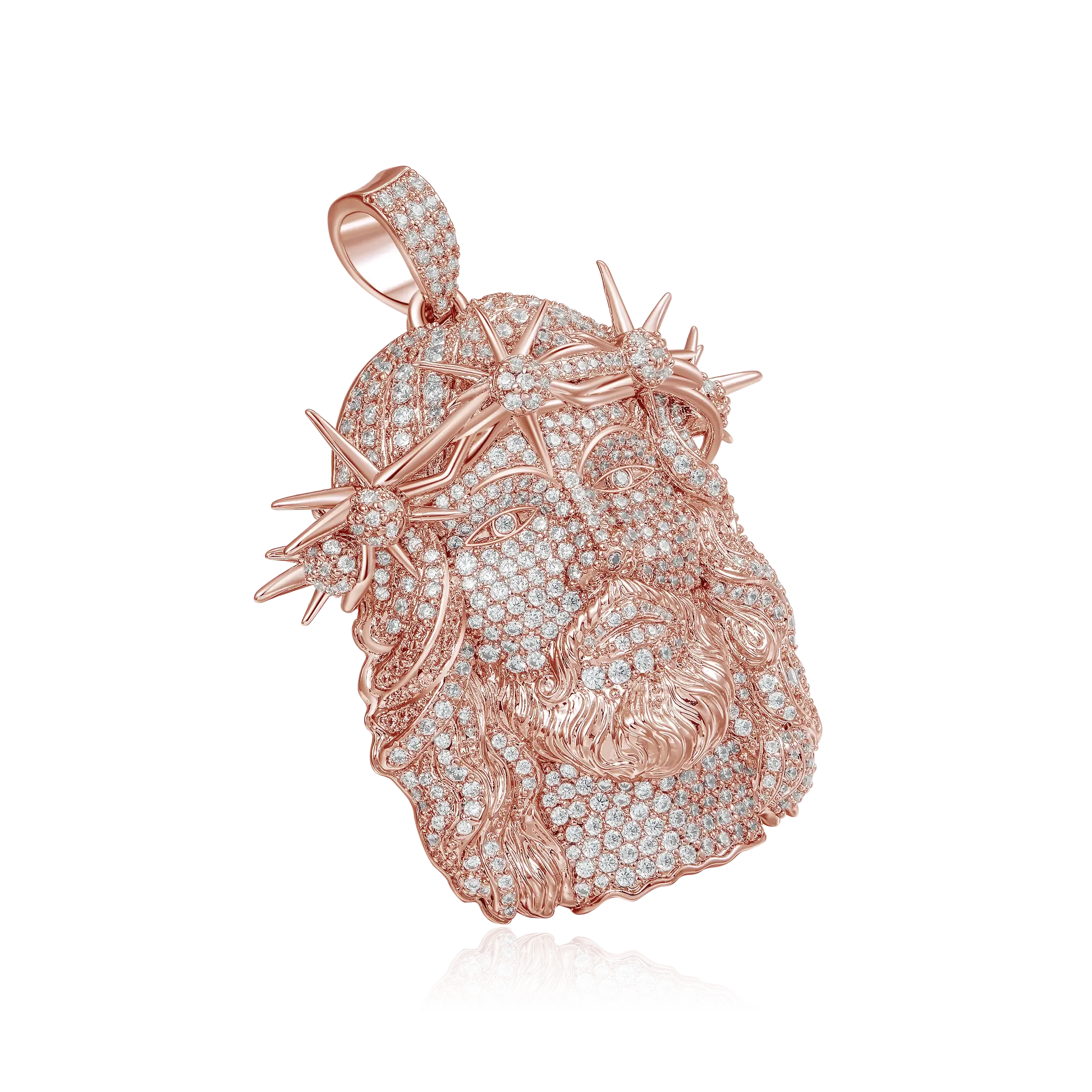 Women's Jesus Fully Piece Iced Pendant