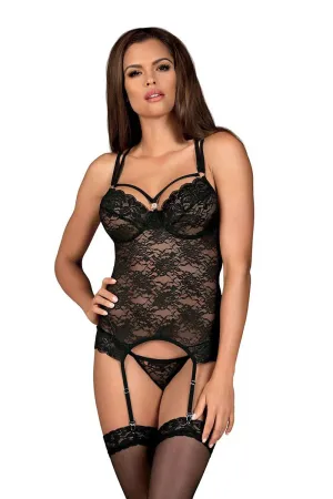 Women’s Lingerie Lace Polyamide Romantic Underwire Charm Set