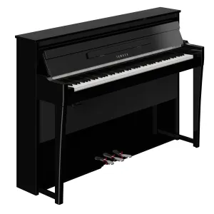 Yamaha NU1XA AvantGrand Hybrid Digital Upright Piano Polished Ebony